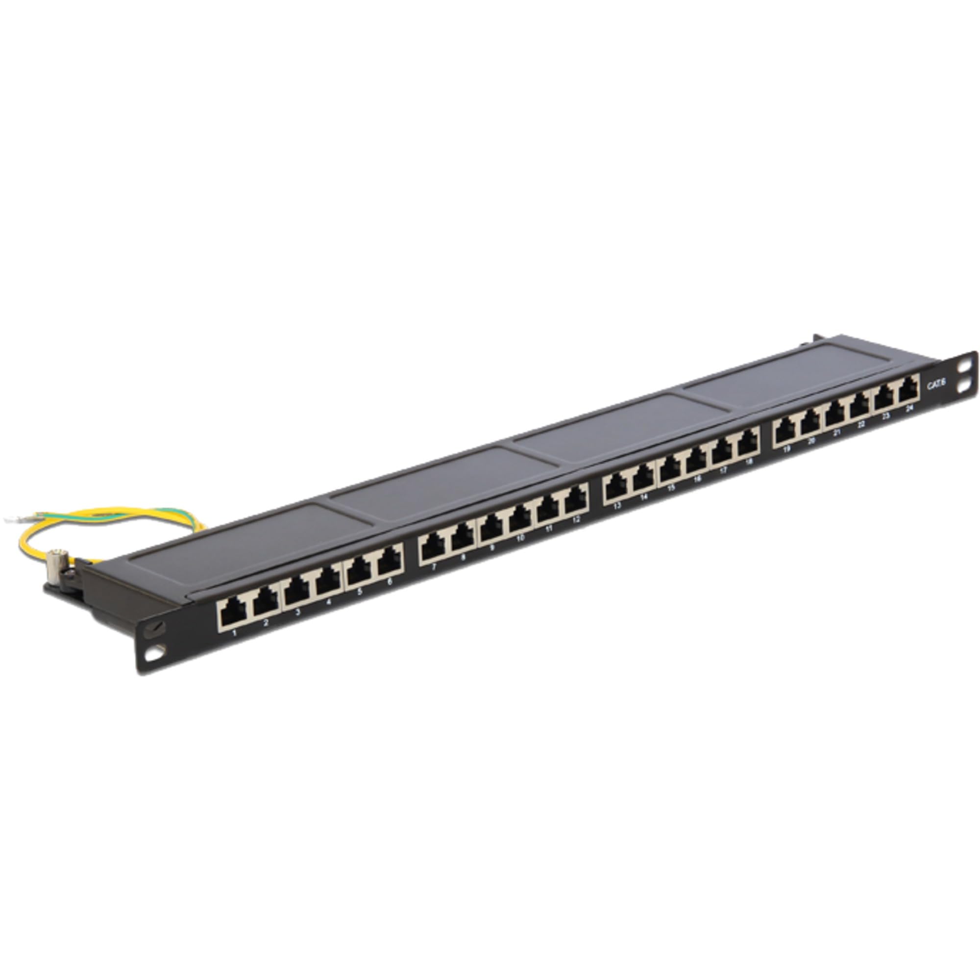 DeLock Patchpanel 24P Cat.6 / 0.5 HE