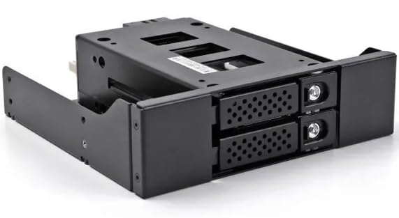 DeLock Cadre interchangeable 1x 5,25 pour 2x 2,5 U.2, avec cadre