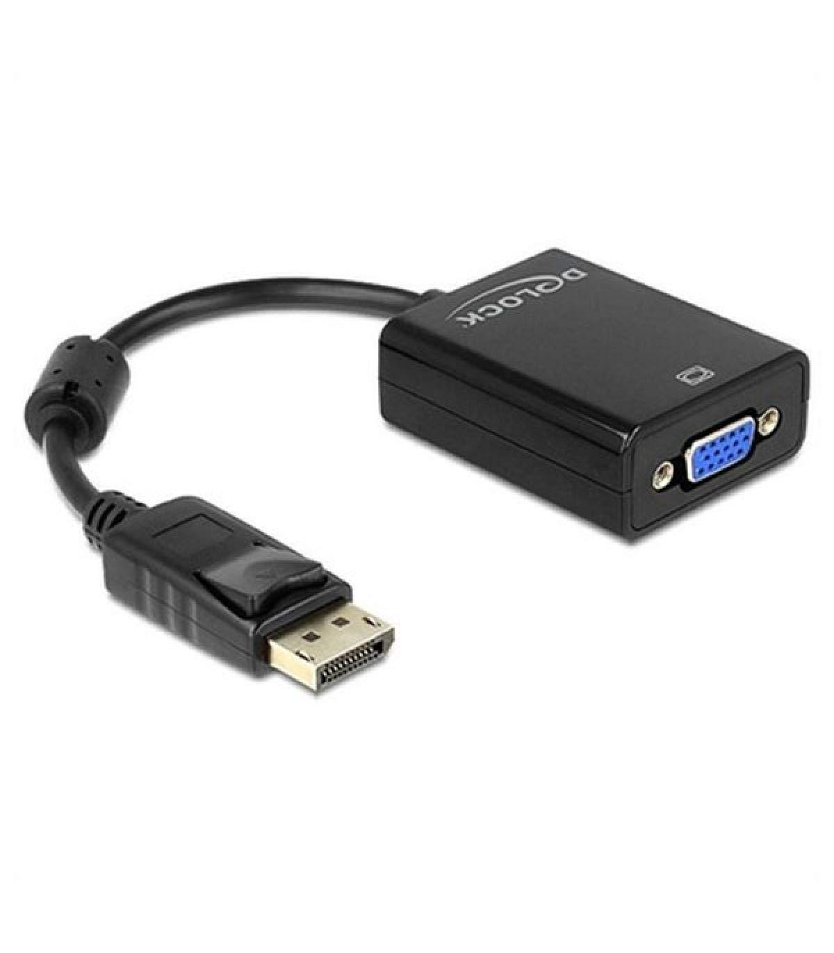 DeLock Adapter Displayport Stecker > VGA Buchse