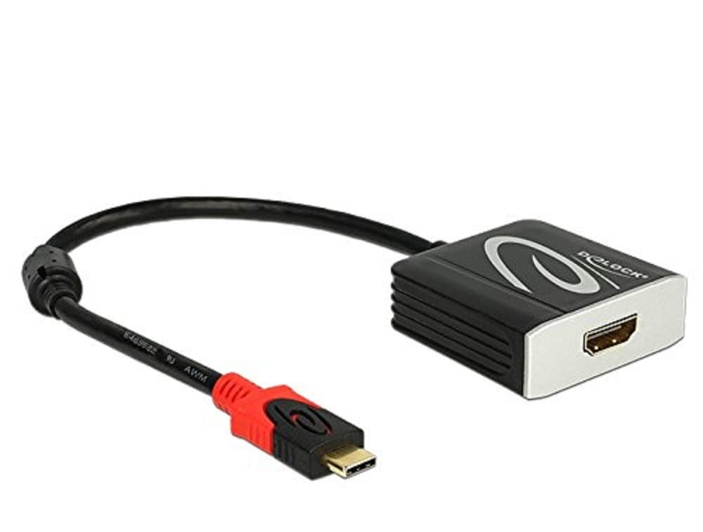 DeLock DeLock USB-C > HDMI (ST-BU) Adapter 4K 60Hz Schwarz
