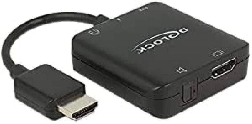 DeLock Adapter HDMI Stecker > HDMI + TOSLINK S/PDIF + 3