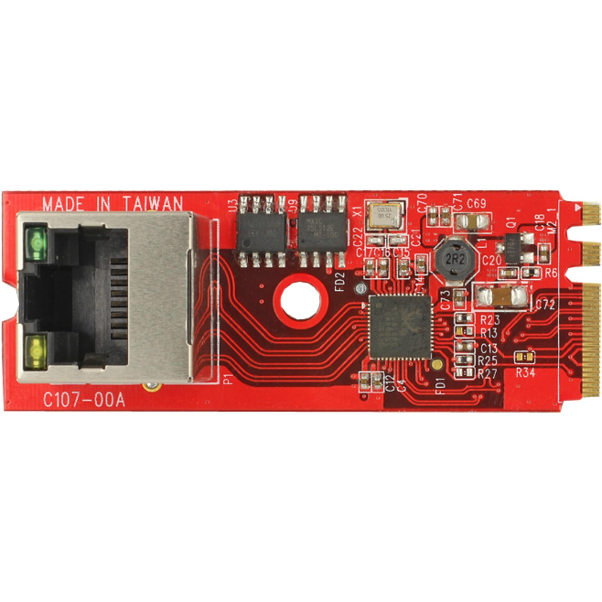 DeLock Konverter M.2 Key A+E > 1x RJ45