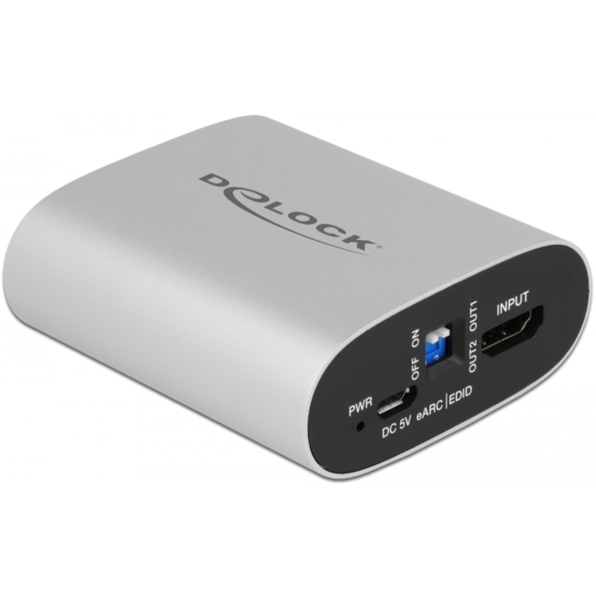 DeLock HDMI HD Audio Extractor 4K 60 Hz à HDMI avec eARC