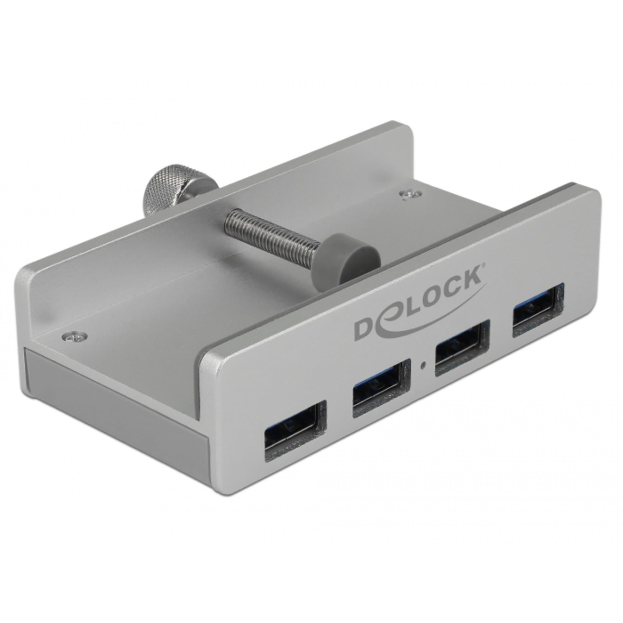DeLock Externer USB 3.0 4 Port Hub avec Feststellschraube