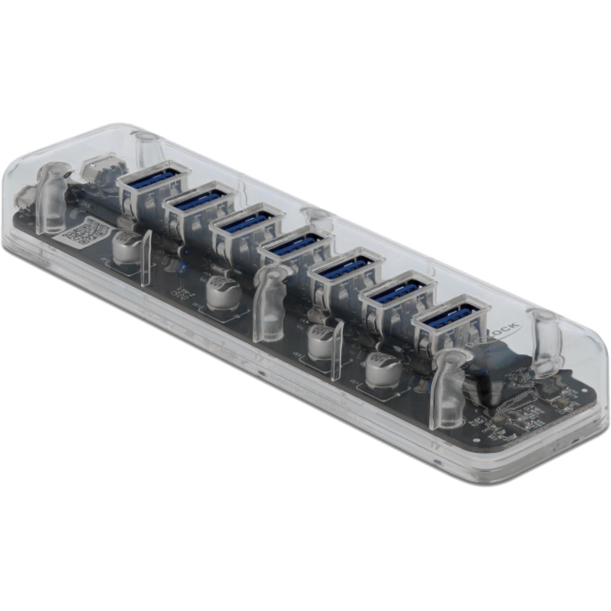 DeLock Externer USB 3.0 Hub avec 7 Ports