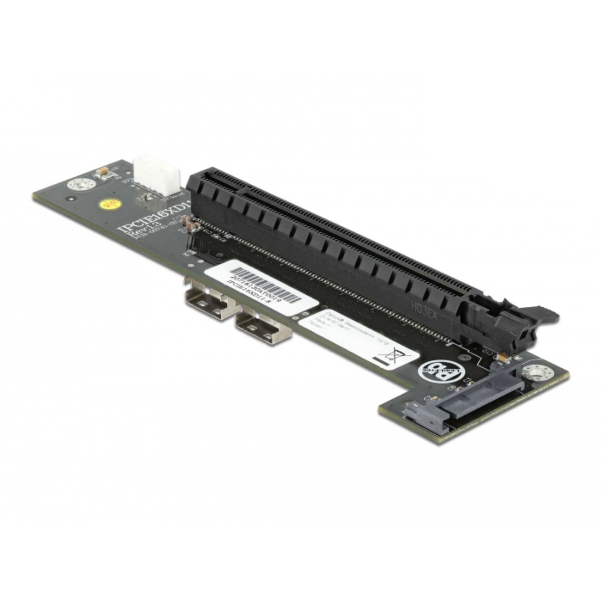 DeLock Konverter 2 x SFF-8654 à PCIe x16 Bifurkation