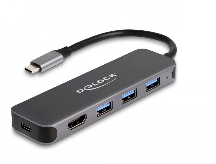 DeLock Modèle : Station d'accueil USB-C Hub USB HDMI 4K et PD 3.0