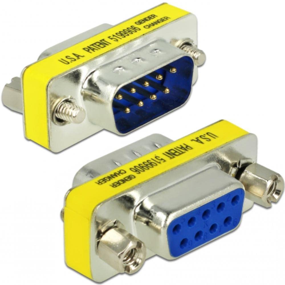 DeLock Adaptateur Sub-D 9 broches prise/fiche protège-port