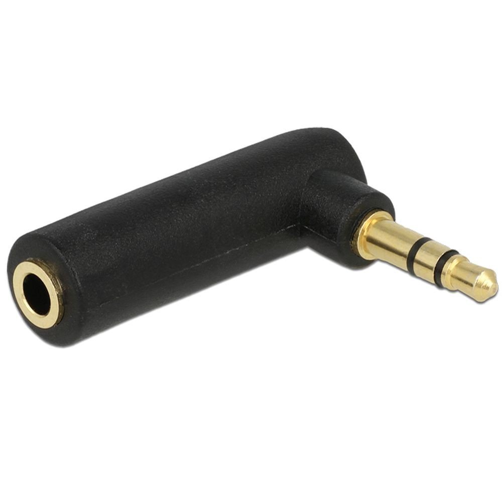 DeLock DELOCK Klinke Adapter 3,5mm -> 3,5mm Bu/St 90°
