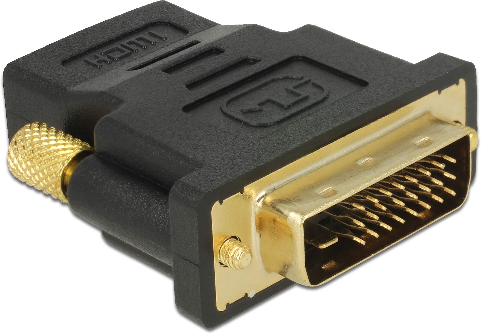 DeLock Adapter DVI 24+1 Stecker > HDMI Buchse