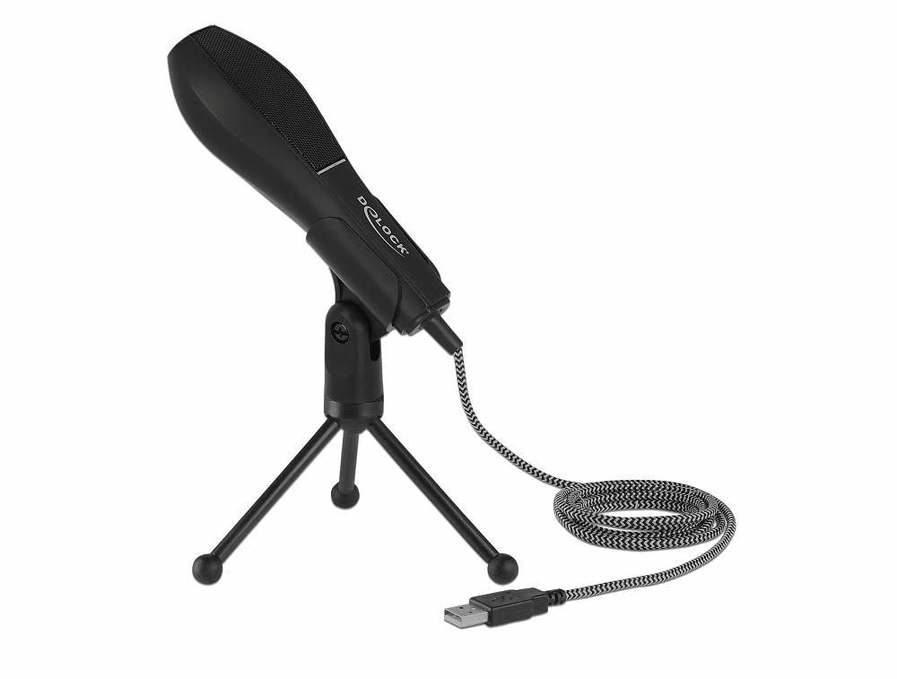 DeLock Microphone, USB, support de table