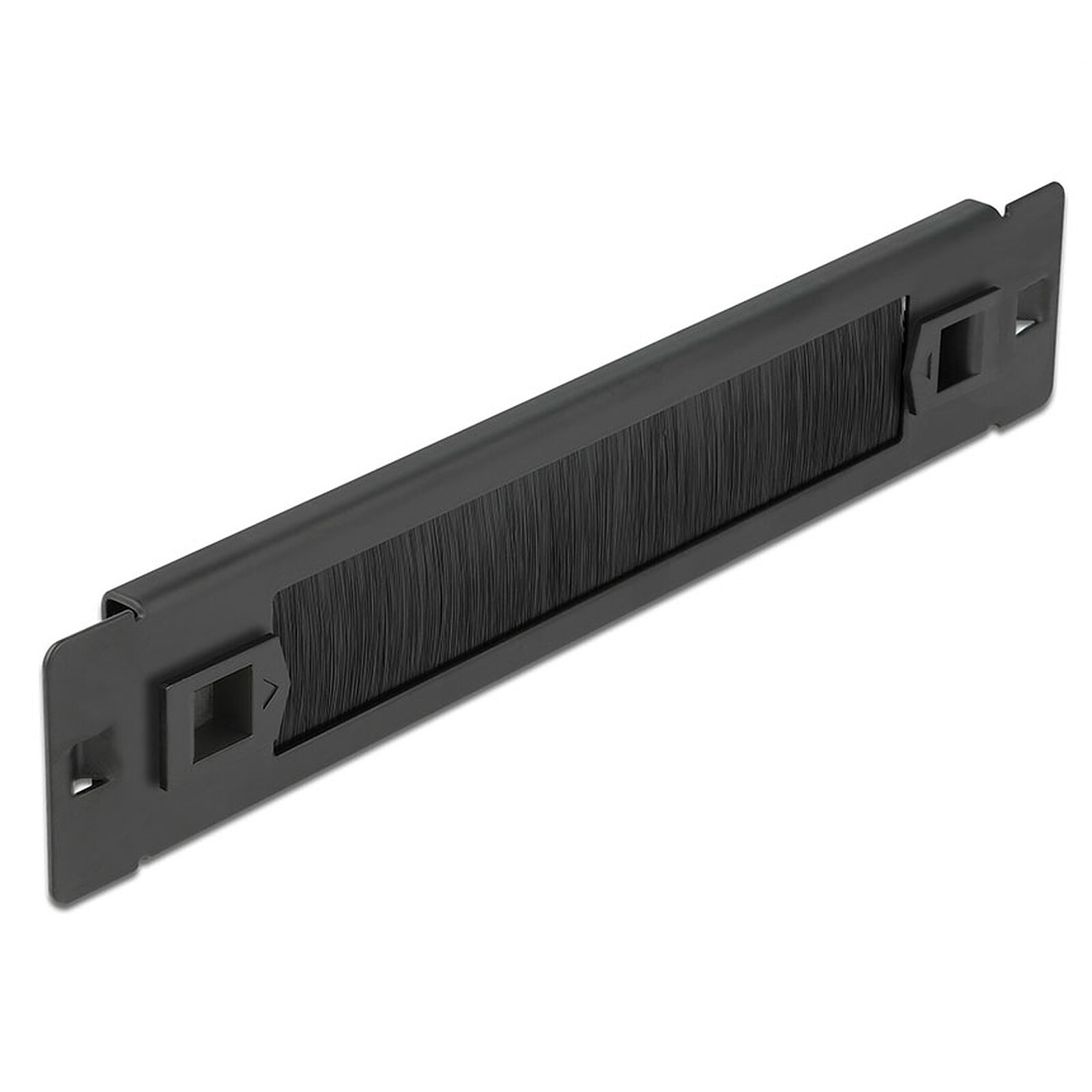 DeLock Panneau passe-câble à brosse 1U pour armoire réseau 10