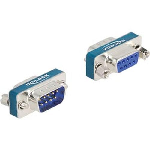 DeLock Filtre antiparasite HF/EMI D-Sub 9 Pin mâle/femelle