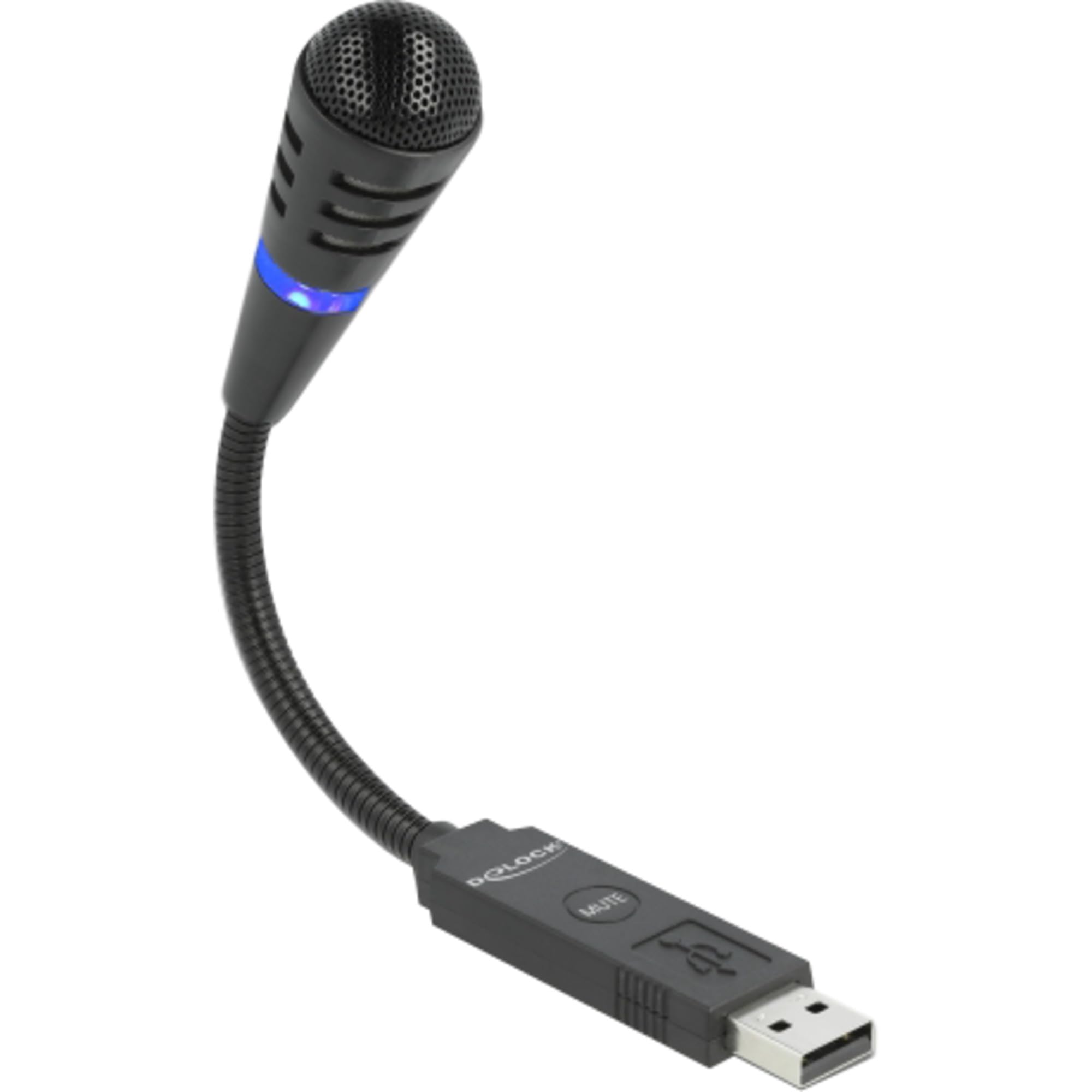 DeLock Microphone, USB, col-de-cygne