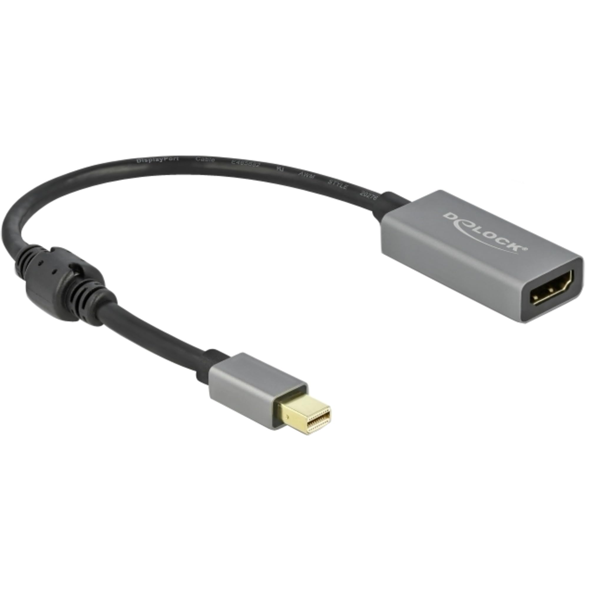 DeLock Aktiver Adapter mini DisplayPort 1.4 > HDMI 4K 60 Hz (HDR)