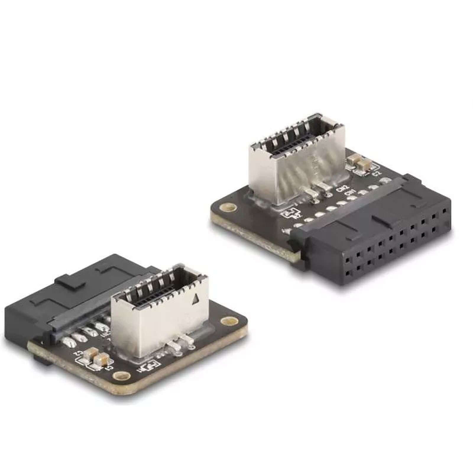 DeLock Adaptateur 19 broches vers Type-E Key A 90°