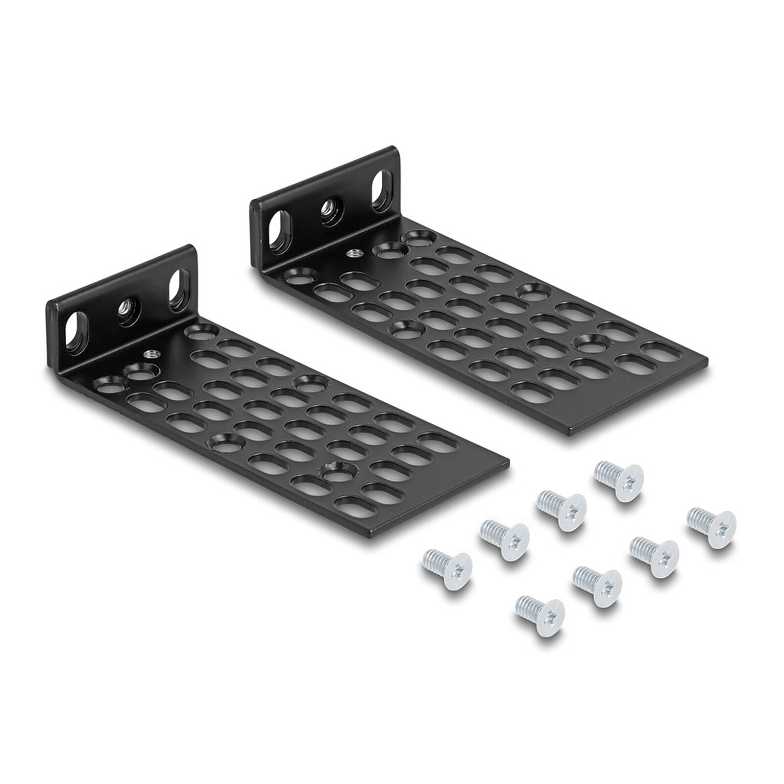 DeLock Goulotte passe-câbles 1U pour armoire réseau 10