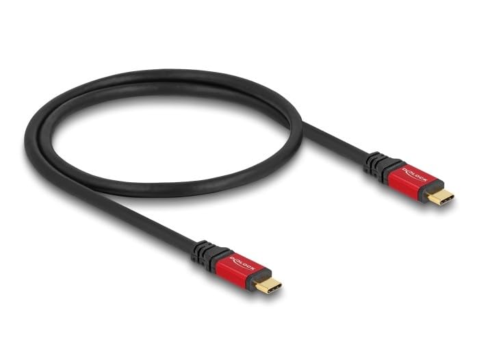 DeLock Câble USB 4.0, 20 Gbit/s, 100 W, 4K 60Hz, 0,5 m