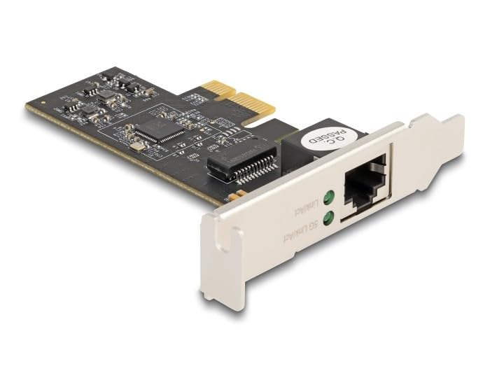 DeLock PCI Express x1 Karte à 1 x RJ45 5 Gigabit LAN RTL8126