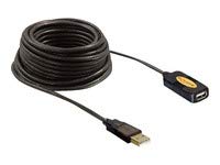DeLock DeLock USB 2.0 (ST-BU) 10m Verlängerungskabel Schwarz