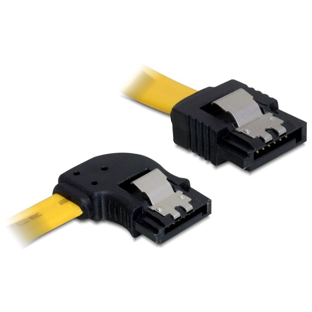 DeLock SATA Kabel droit > nach links gewinkelt