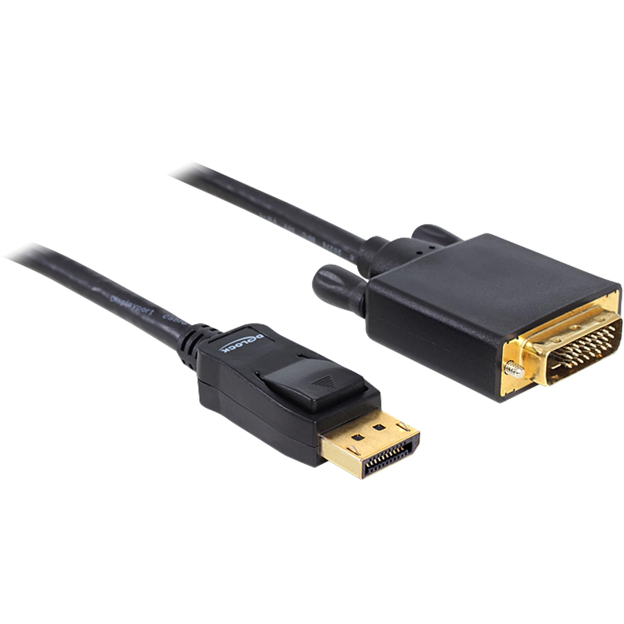 DeLock Adapterkabel Displayport Stecker > DVI 24+1 Stecker
