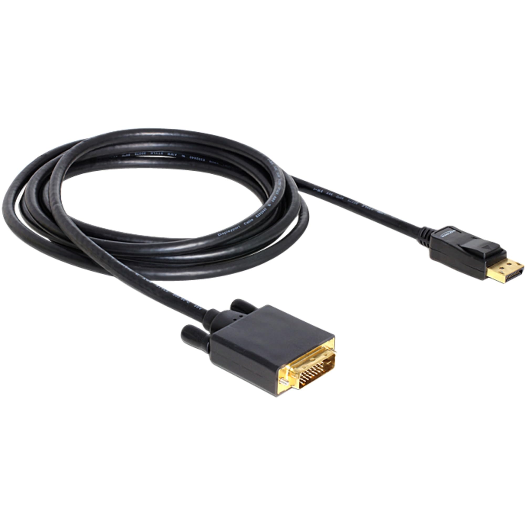 DeLock Kabel DisplayPort Stecker > DVI-D 24+1 Stecker