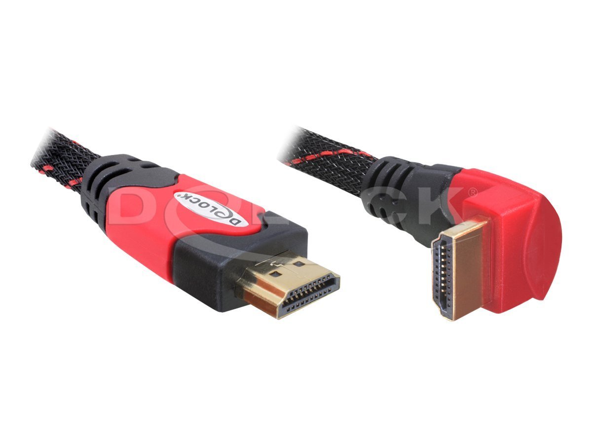 DeLock Highspeed HDMI avec Ethernet Kabel gewinkelt