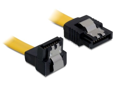 DeLock SATA Kabel droit > gewinkelt