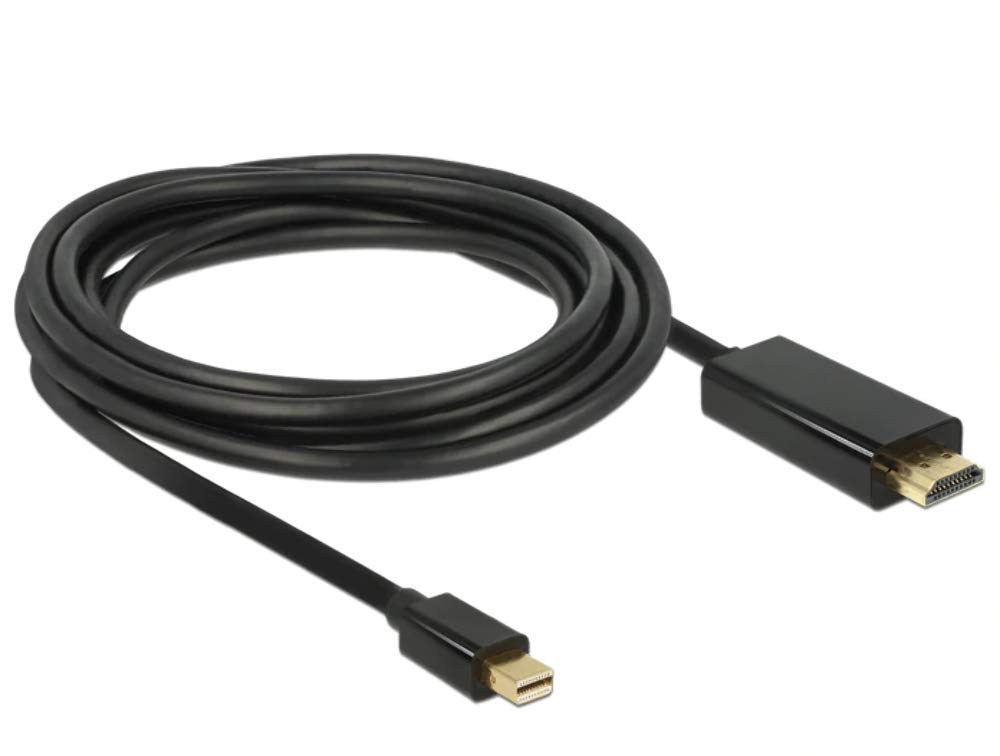 DeLock Adapterkabel miniDP Stecker > HDMI-A Stecker