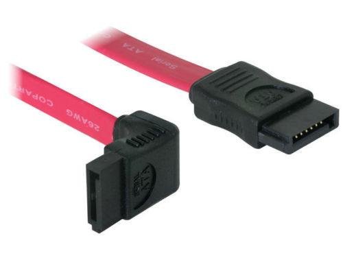 DeLock DELOCK SATA-Kabel SATA -> SATA up St/St 0.50m rot