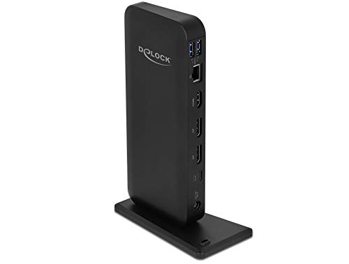 DeLock Station d'accueil USB Type-C noire