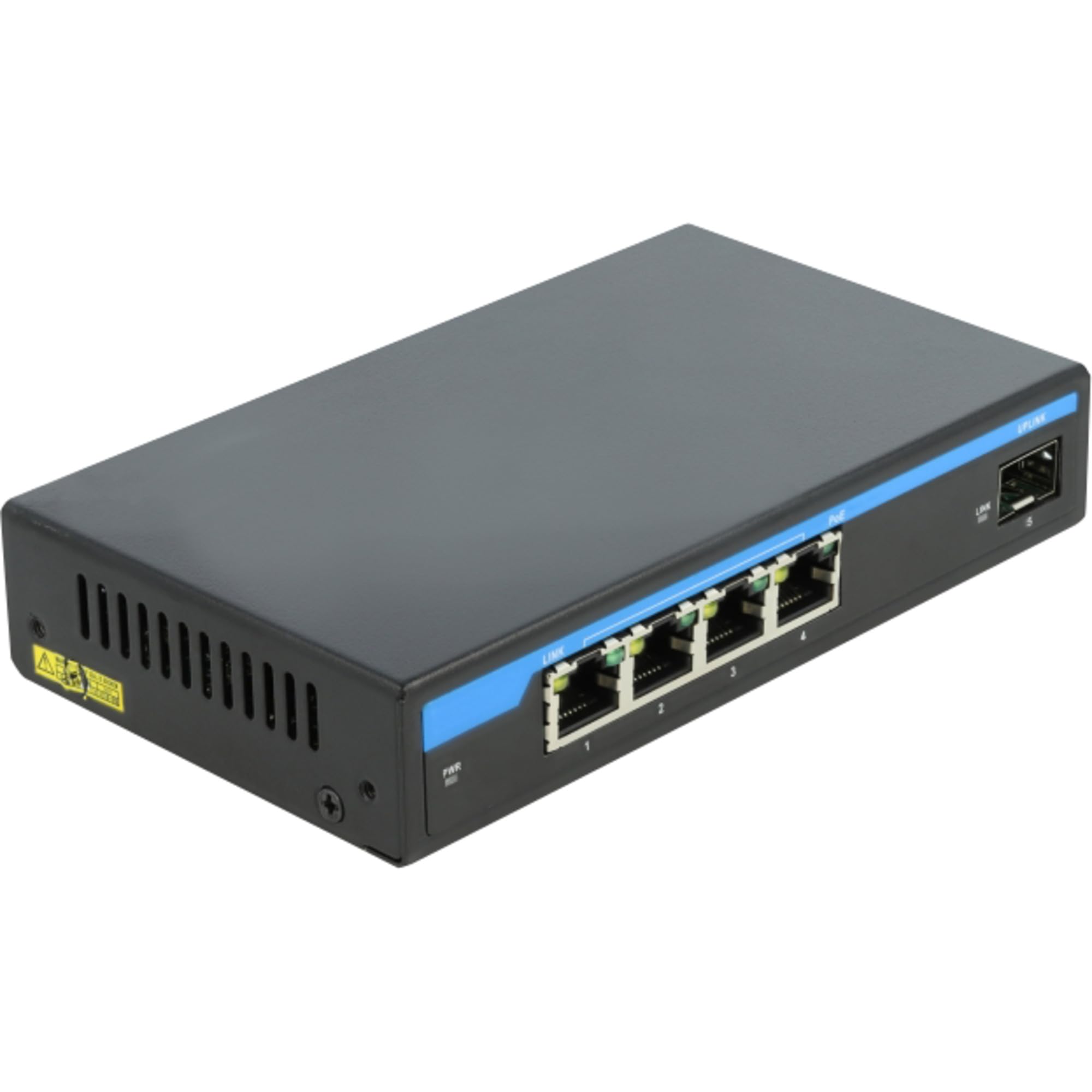 DeLock Giga Ethernet Switch 4P PoE+1SFP