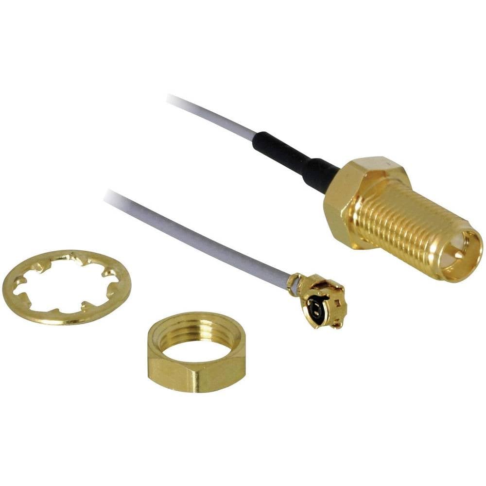 DeLock RP-SMA Buchse zum Einbau > MHF/U.FL Stecker