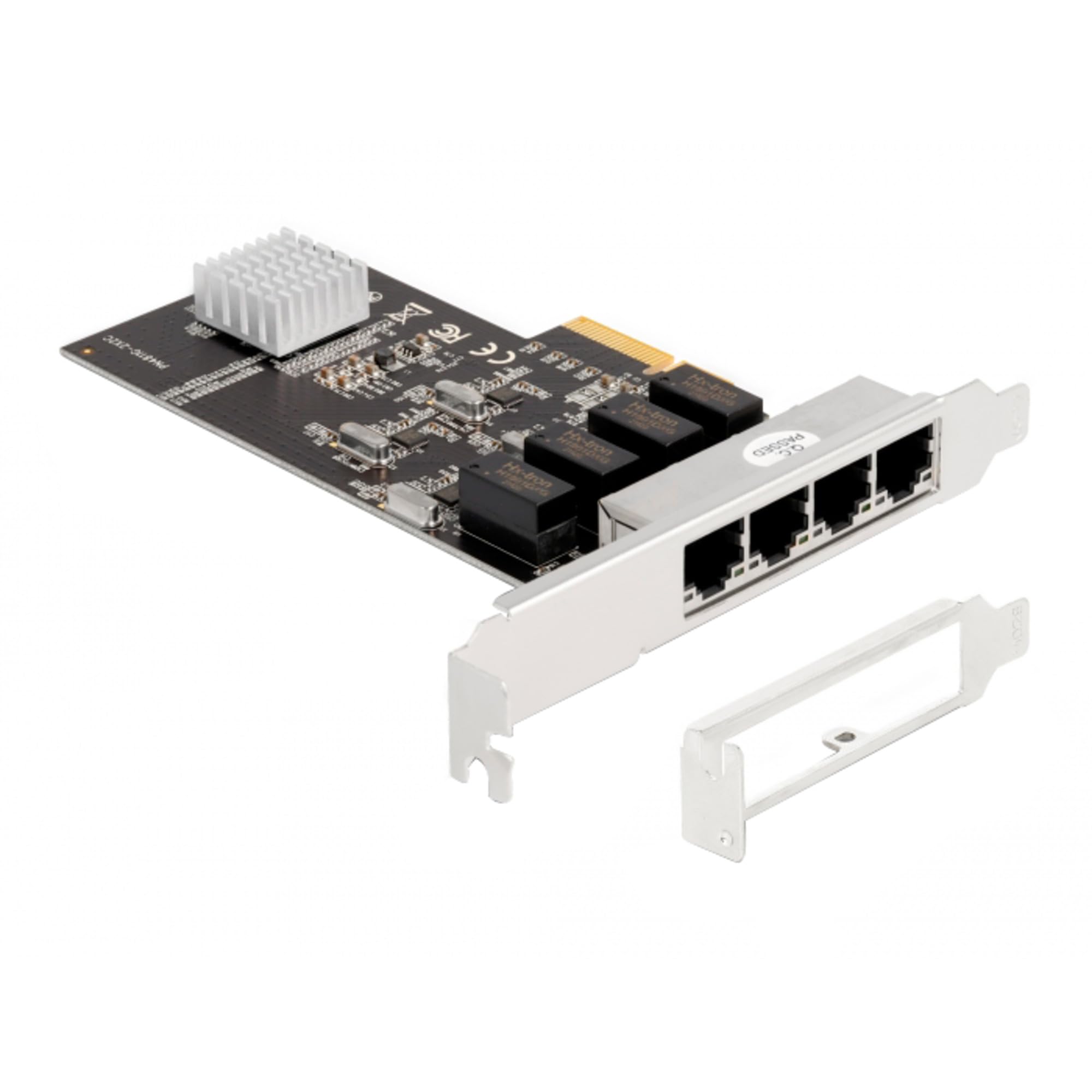 DeLock PCIe x4 sur 4 x RJ45 Gbit
