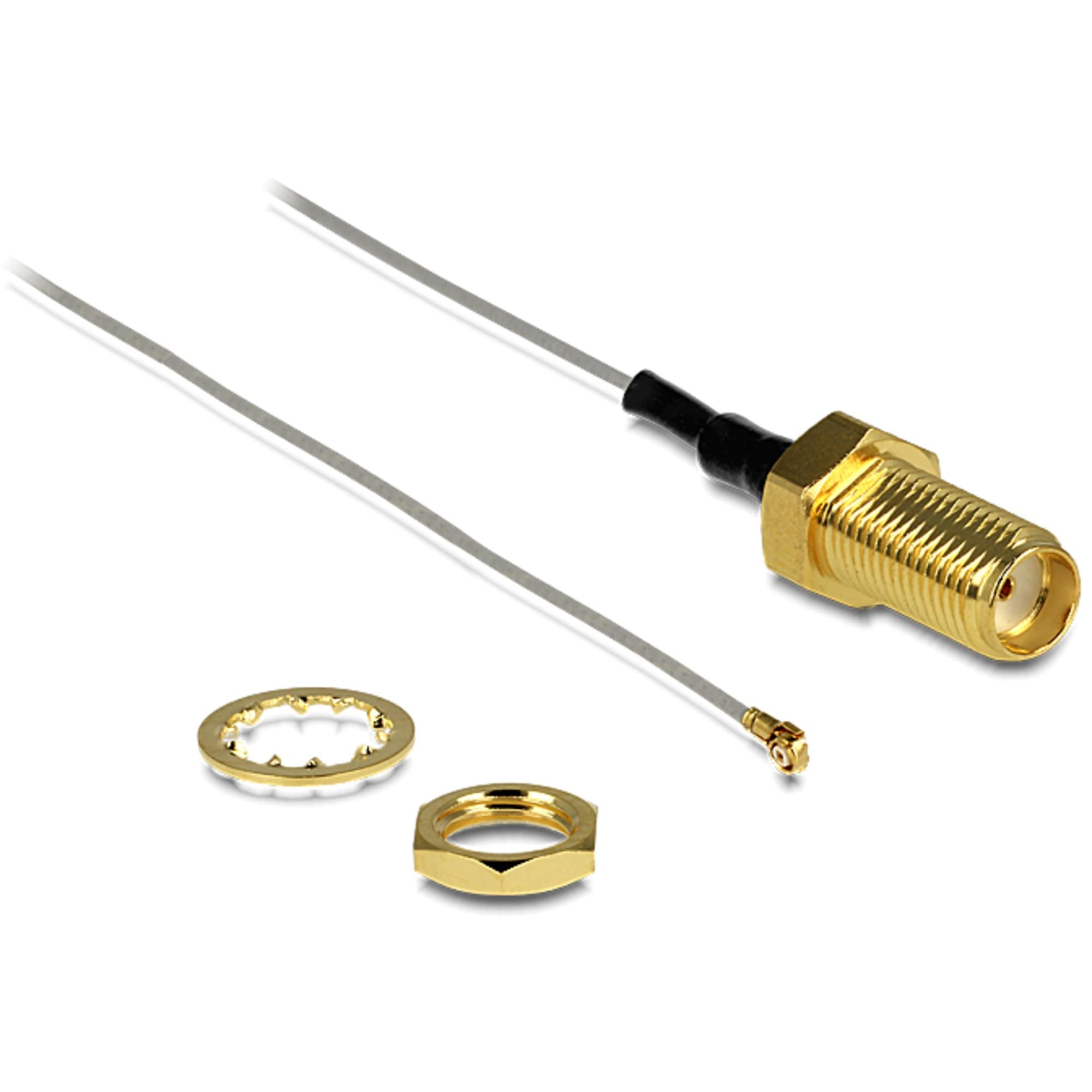 DeLock Modèle du produit : Antennenkabel SMA Buchse > MHF III /U.FL-LP-040