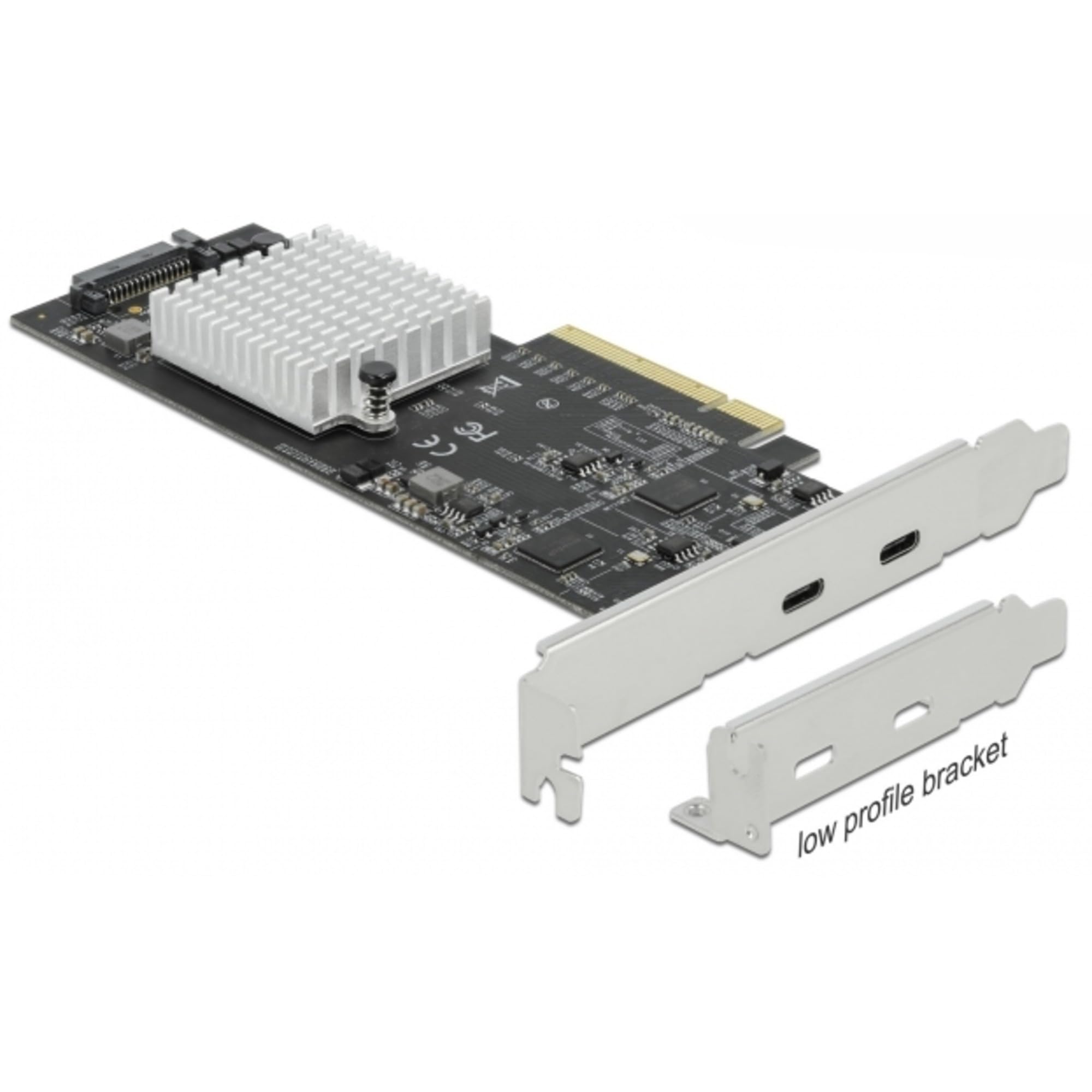 DeLock PCIe x8 > 2x extern USB-X 3.2 Gen 2x2