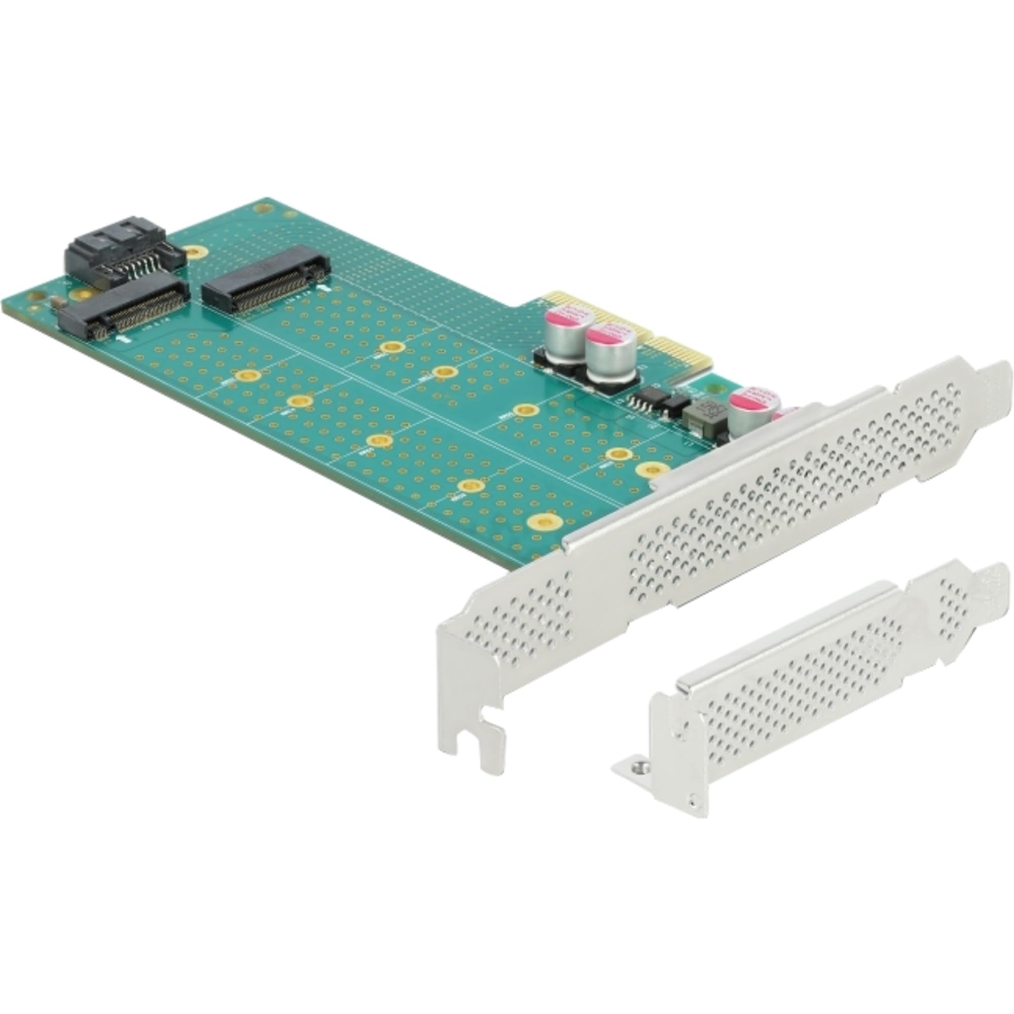 DeLock PCI Express x4 Karte à 1 x M.2 Key B + 1 x NVMe M.2 Key M
