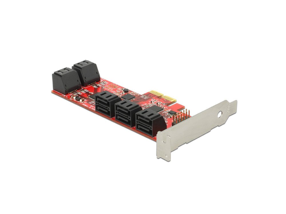 DeLock PCI ExpressCard x2 Card > 10x SATA 6 Gb/s