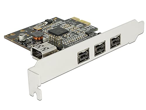 DeLock Carte PCI Express > 3x externes FireWire B + interne FireWire A