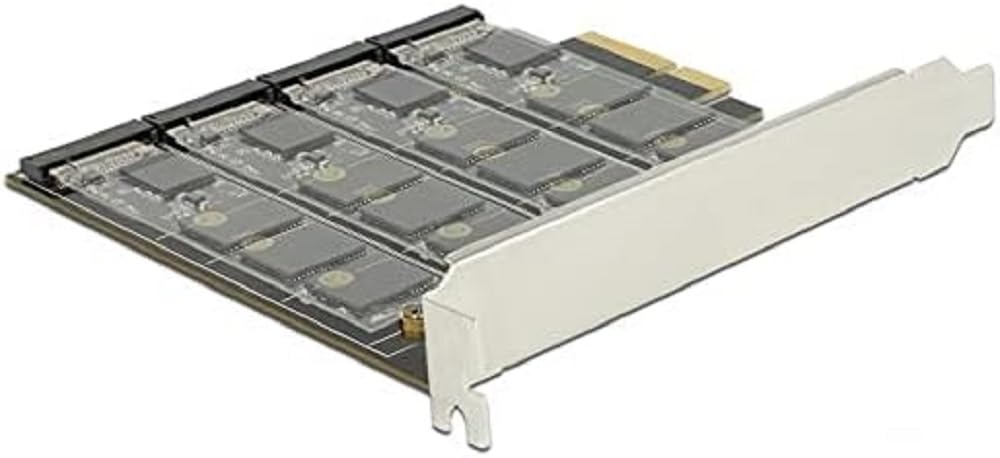 DeLock PCIe Karte > 4x intern M.2 B avec RAID