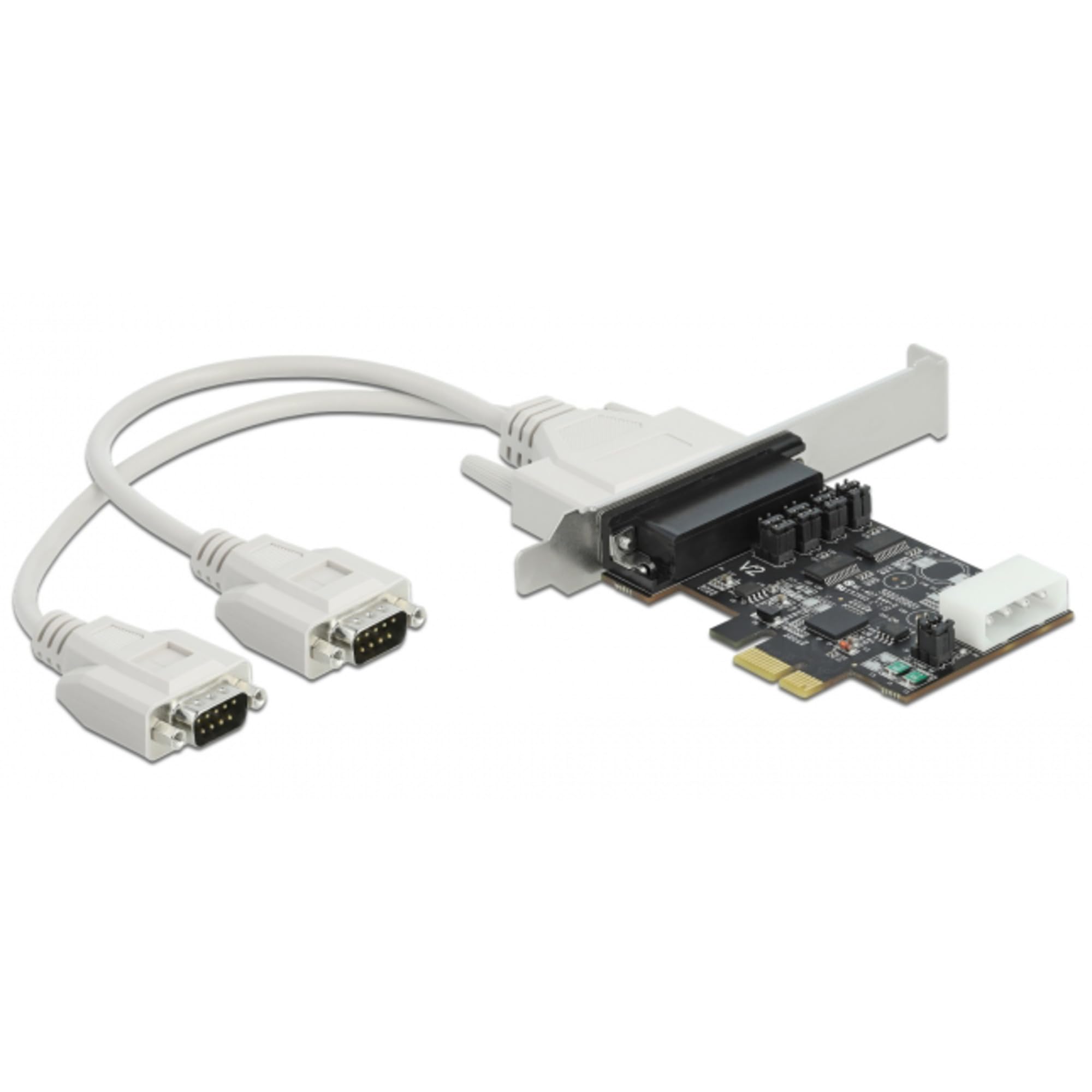 DeLock PCIe > 2x Seriell RS-232 avec 5V/12V