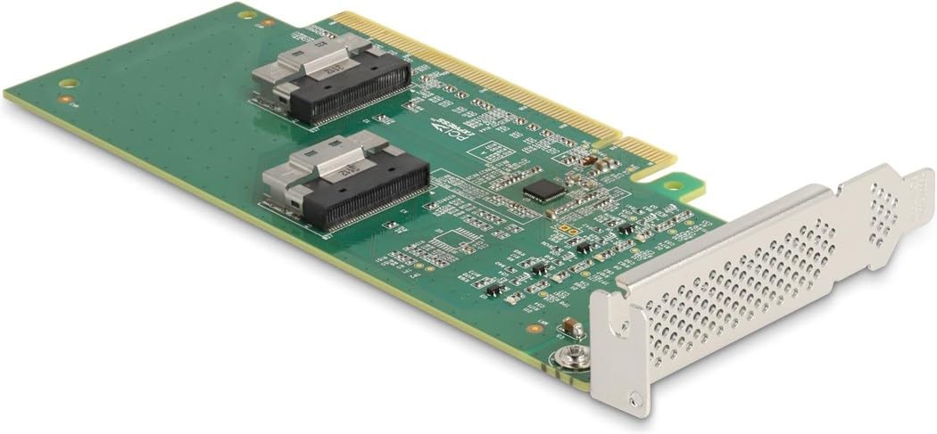 DeLock PCI Express 4.0 x16 Karte à 4 x SFF-8639 NVMe