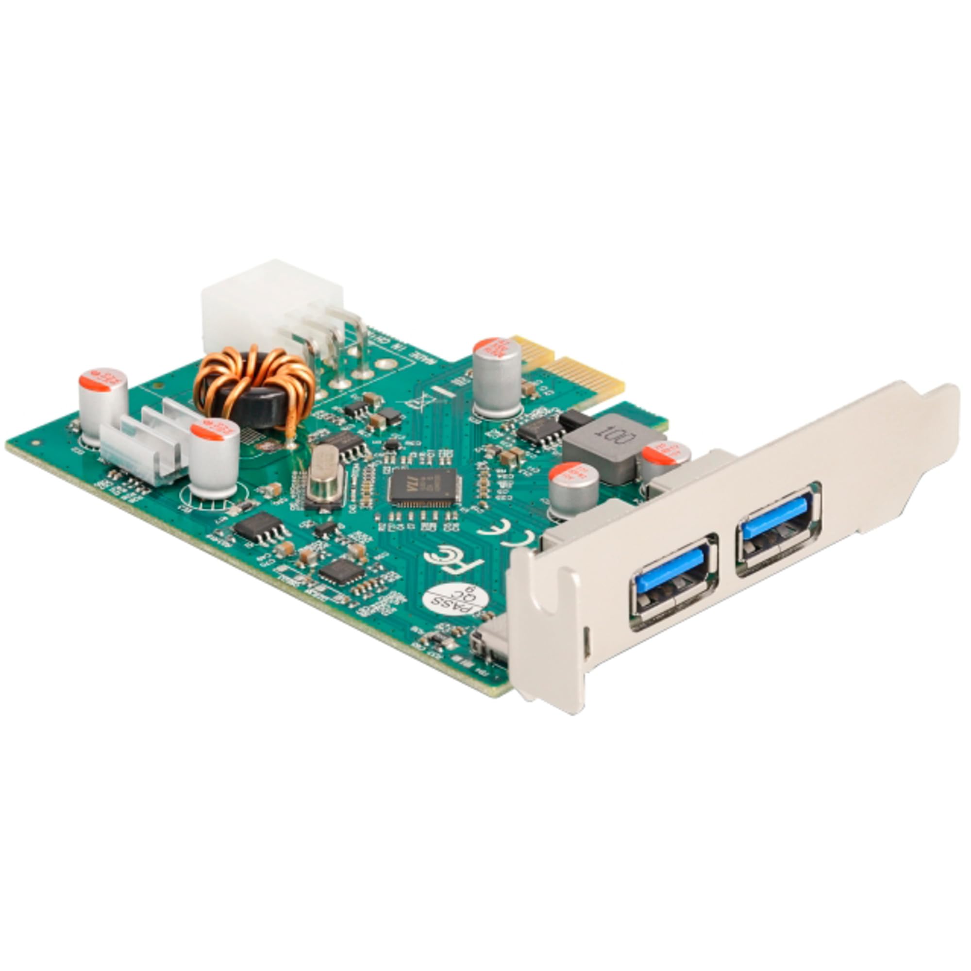 DeLock PCIe x1 Karte à 1x ext. USB-C PD 30W + 2 ext. USB 3.2 Gen 1