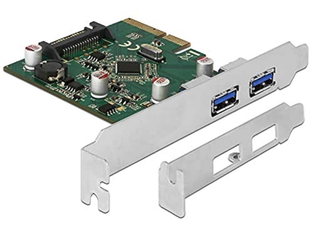 DeLock PCIe x4 > 2x ext USB 3.1 Gen2 A