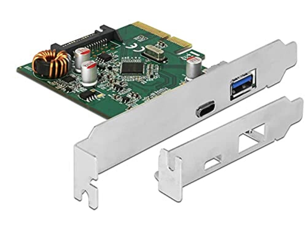 DeLock PCIe >1x USB C + 1x USB A