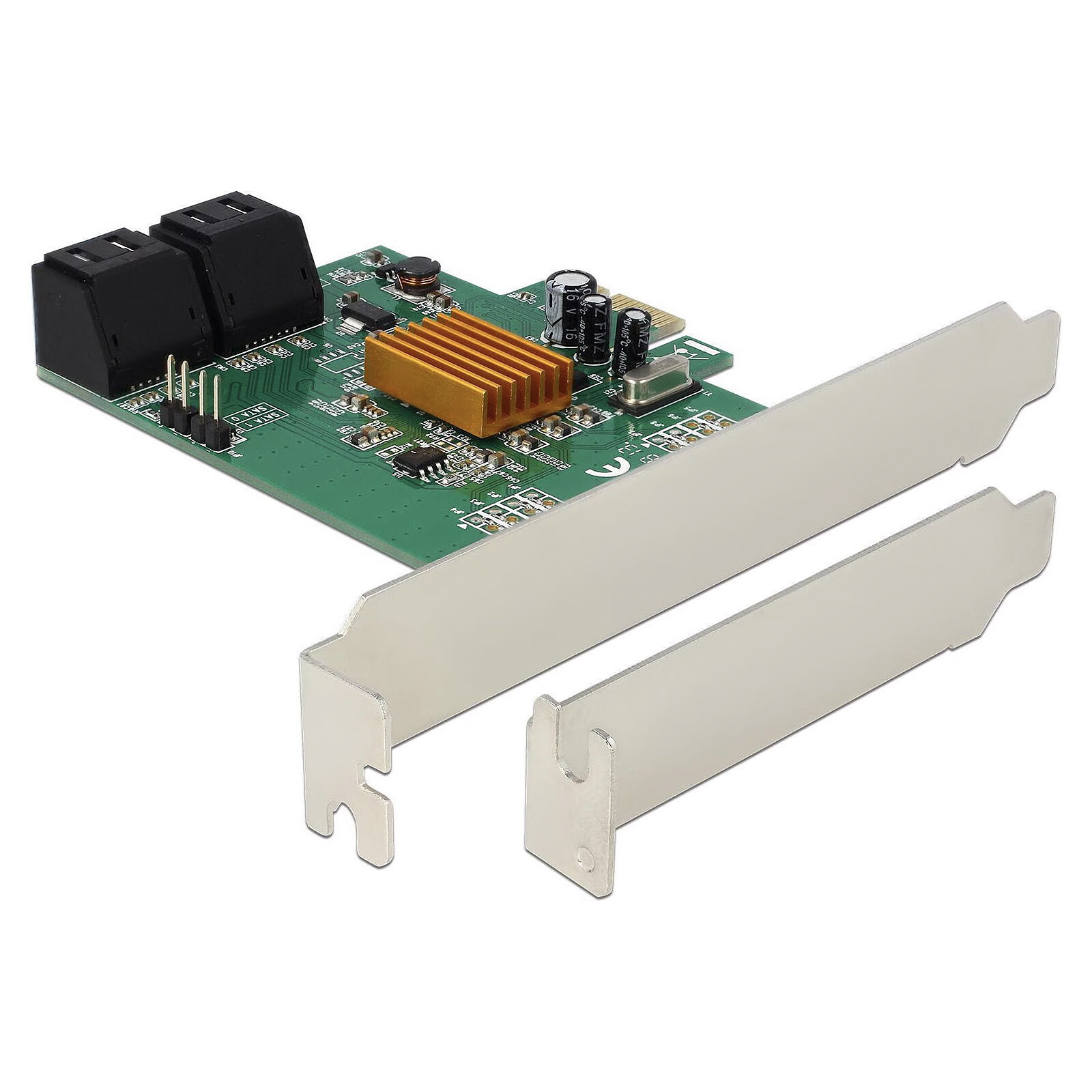 DeLock Carte Contrôleur PCI Express vers 4 ports SATA 6 Gbps