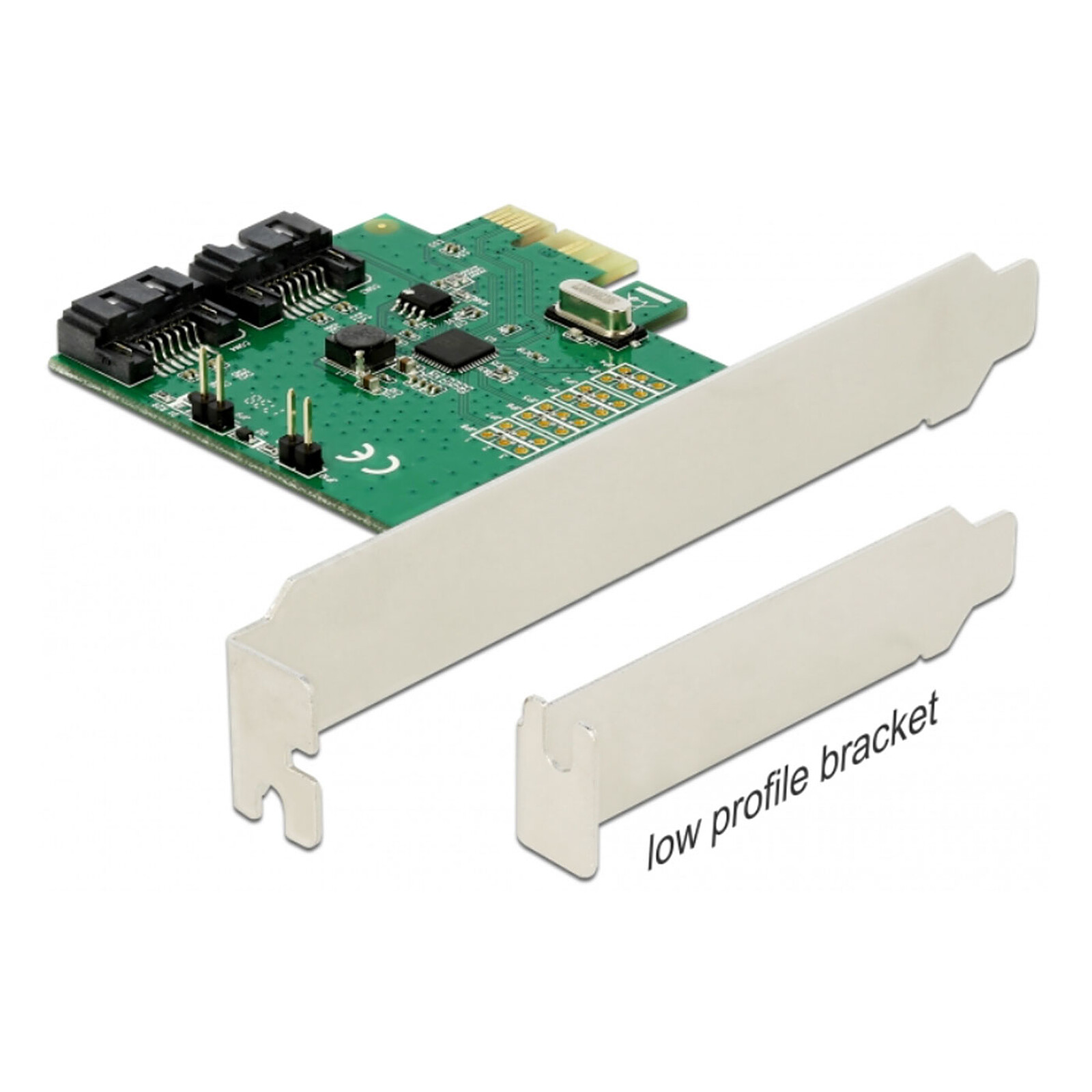 DeLock Carte Contrôleur PCI Express vers 2 ports SATA 6 Gbps avec RAID