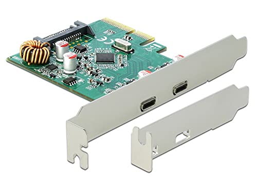 DeLock PCIe x4 > 2x extern USB 3.2 Gen 2 Typ-C