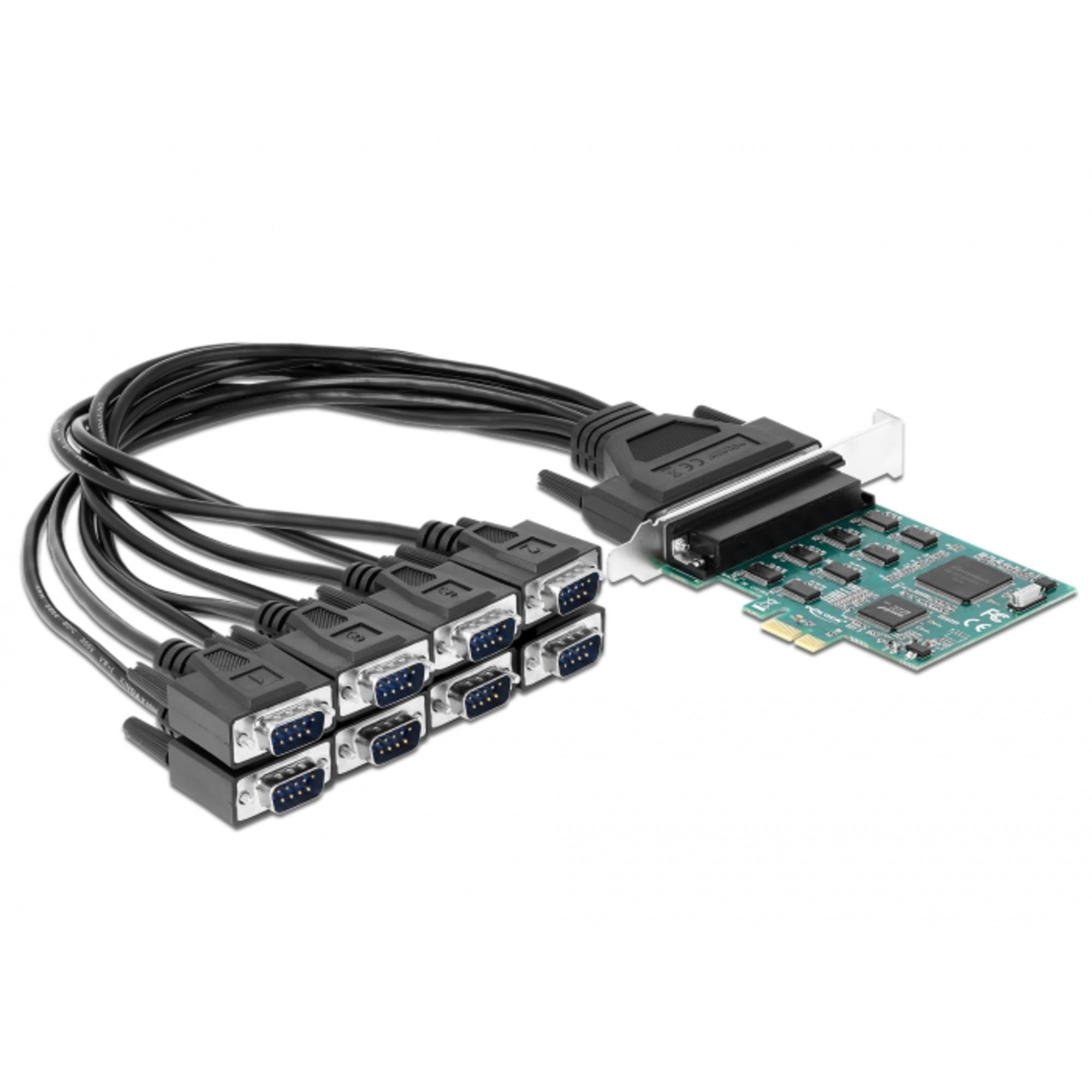 DeLock PCIe Karte> 8xSeriell RS-232 DB9